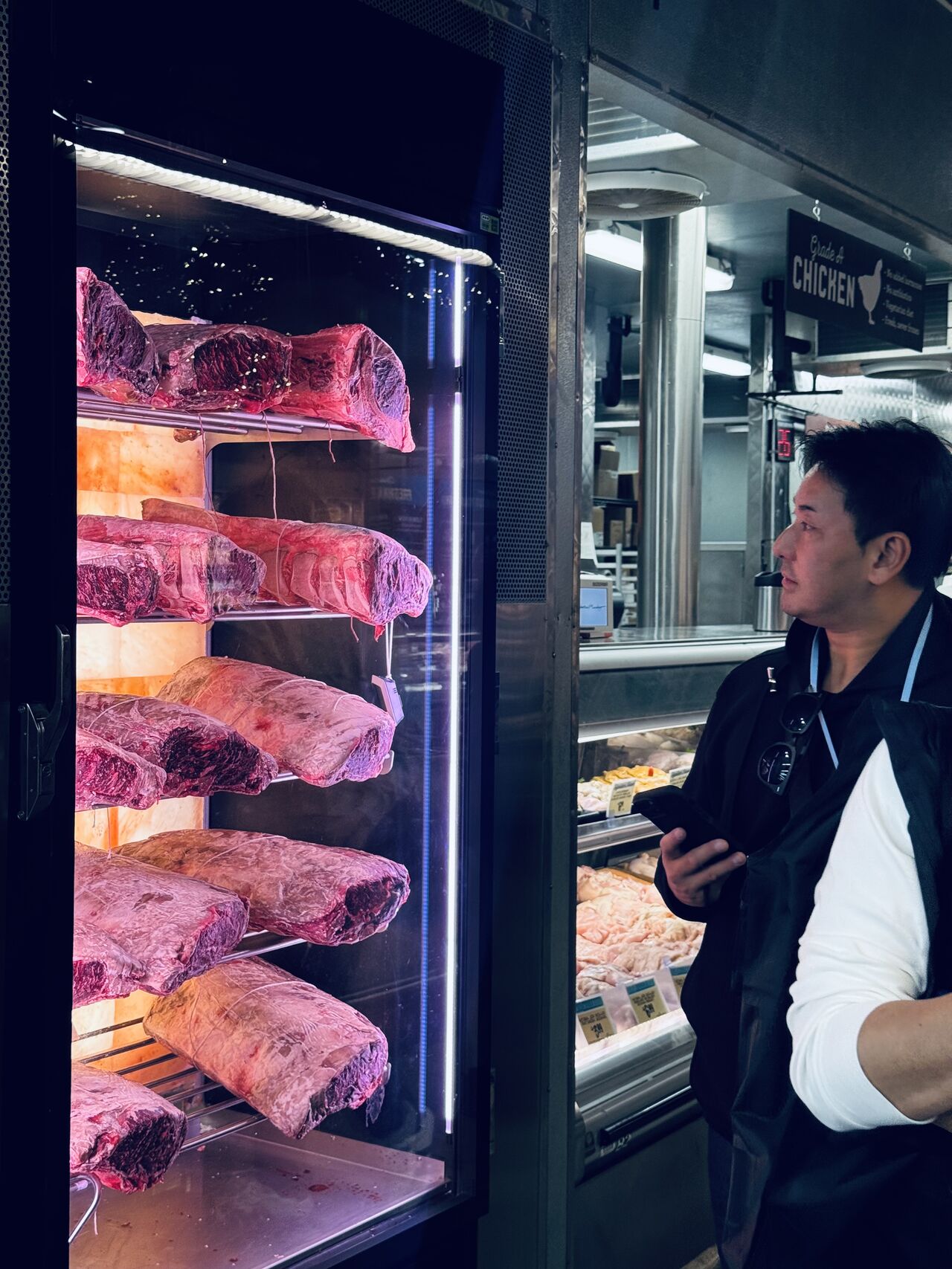 The Aging Room® Himalayan salt dry aging chamber used by H-E-B / Central Market