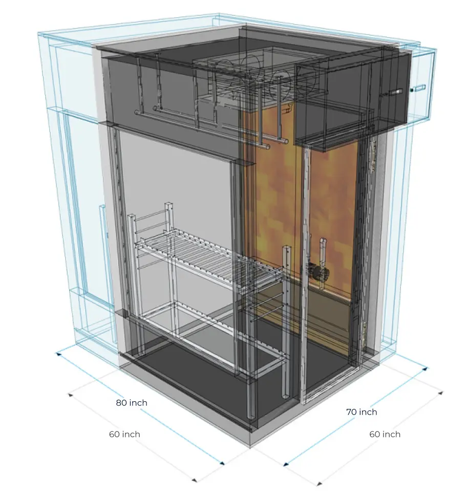 The Aging Room Standard Unit Specifications. TAR-S spec.